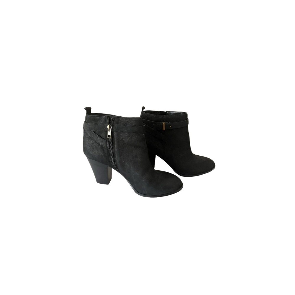 Ann Taylor leather Darla belted boots
